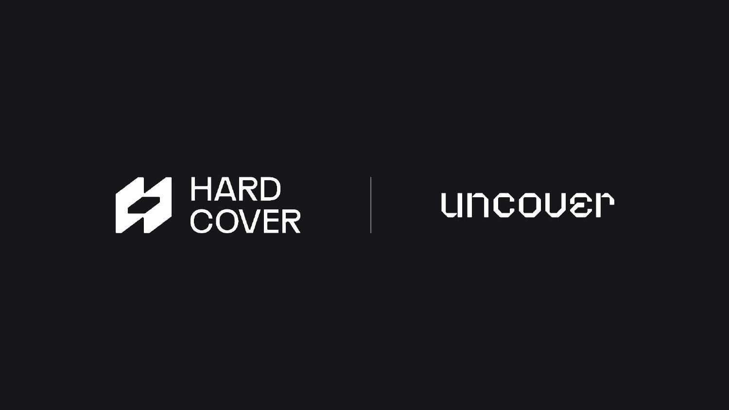 Hardcover e Uncover — variações de logo